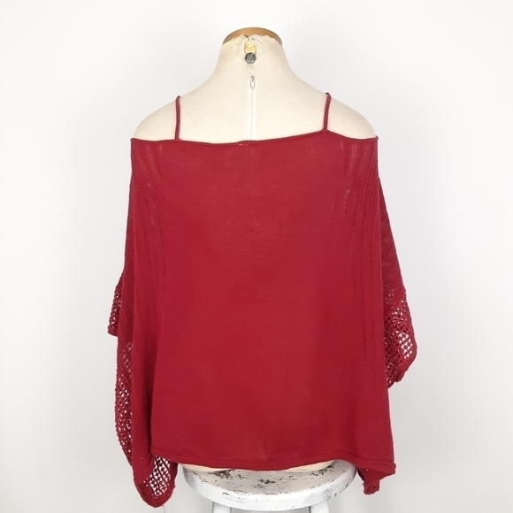 Free People Echo Open Stitch Knit Top Size Small - Picture 5 of 10
